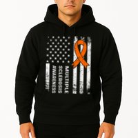 MS Multiple Sclerosis Awareness Orange Ribbon Hoodie