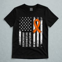 MS Multiple Sclerosis Awareness Orange Ribbon T-Shirt