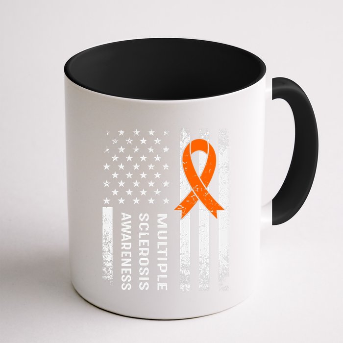 MS Multiple Sclerosis Awareness Orange Ribbon Mug