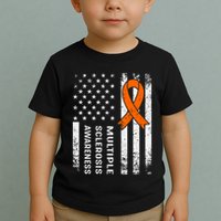 MS Multiple Sclerosis Awareness Orange Ribbon Toddler T-Shirt
