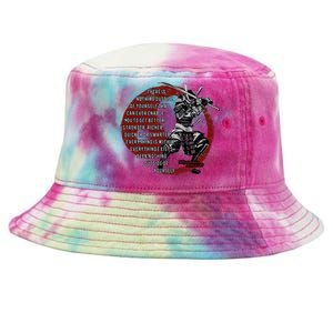 Miyamoto Musashi Samurai Ronin Tie-Dyed Bucket Hat