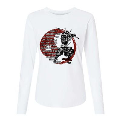 Miyamoto Musashi Samurai Ronin Womens Cotton Relaxed Long Sleeve T-Shirt