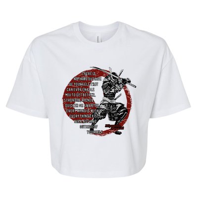 Miyamoto Musashi Samurai Ronin Bella+Canvas Jersey Crop Tee