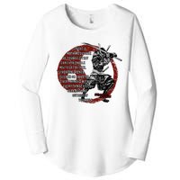 Miyamoto Musashi Samurai Ronin Women's Perfect Tri Tunic Long Sleeve Shirt