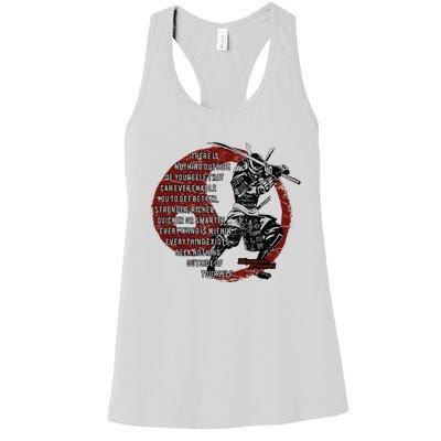 Miyamoto Musashi Samurai Ronin Women's Racerback Tank