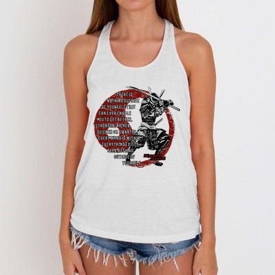 Miyamoto Musashi Samurai Ronin Women's Knotted Racerback Tank