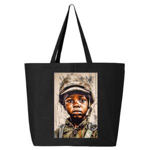 Military Minded Street Soldier Urban Warrior Black  25L Jumbo Tote