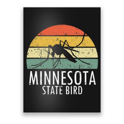 Minnesota Mosquito State Bird Funny Camping Outdoors Poster