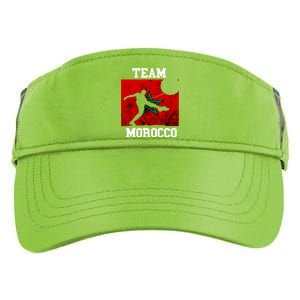 Morocco Moroccan Soccer Team Moroccan Pride Morocco Flag Adult Drive Performance Visor