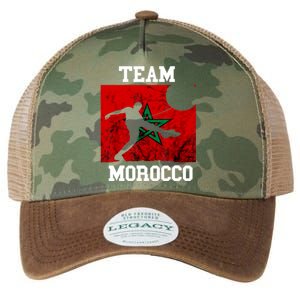 Morocco Moroccan Soccer Team Moroccan Pride Morocco Flag Legacy Tie Dye Trucker Hat