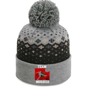 Morocco Moroccan Soccer Team Moroccan Pride Morocco Flag The Baniff Cuffed Pom Beanie