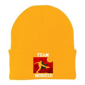 Morocco Moroccan Soccer Team Moroccan Pride Morocco Flag Knit Cap Winter Beanie