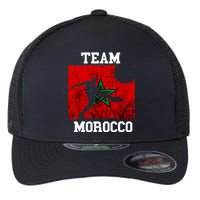 Morocco Moroccan Soccer Team Moroccan Pride Morocco Flag Flexfit Unipanel Trucker Cap