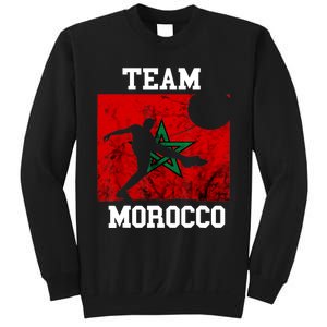 Morocco Moroccan Soccer Team Moroccan Pride Morocco Flag Sweatshirt