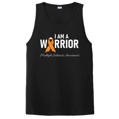 Ms Multiple Sclerosis Awareness Orange Ribbon Gift PosiCharge Competitor Tank