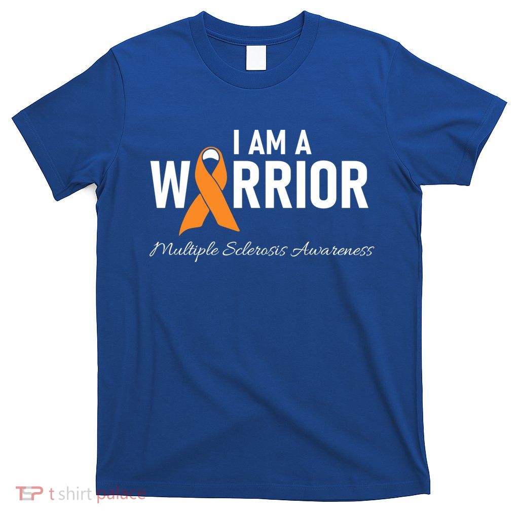 Ms Multiple Sclerosis Awareness Orange Ribbon Gift T-Shirt