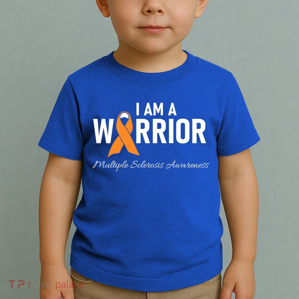 Ms Multiple Sclerosis Awareness Orange Ribbon Gift Toddler T-Shirt