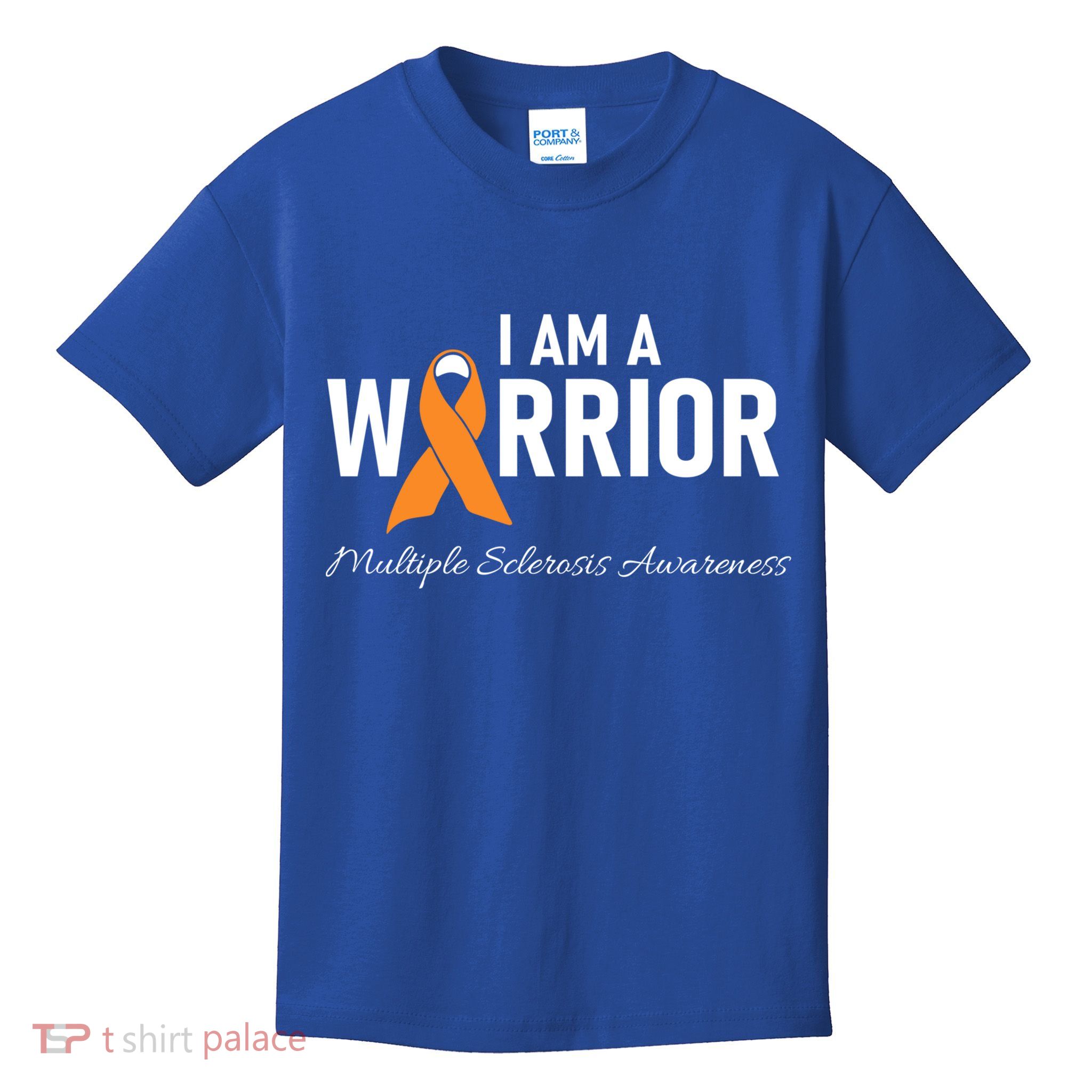 Ms Multiple Sclerosis Awareness Orange Ribbon Gift Kids T-Shirt