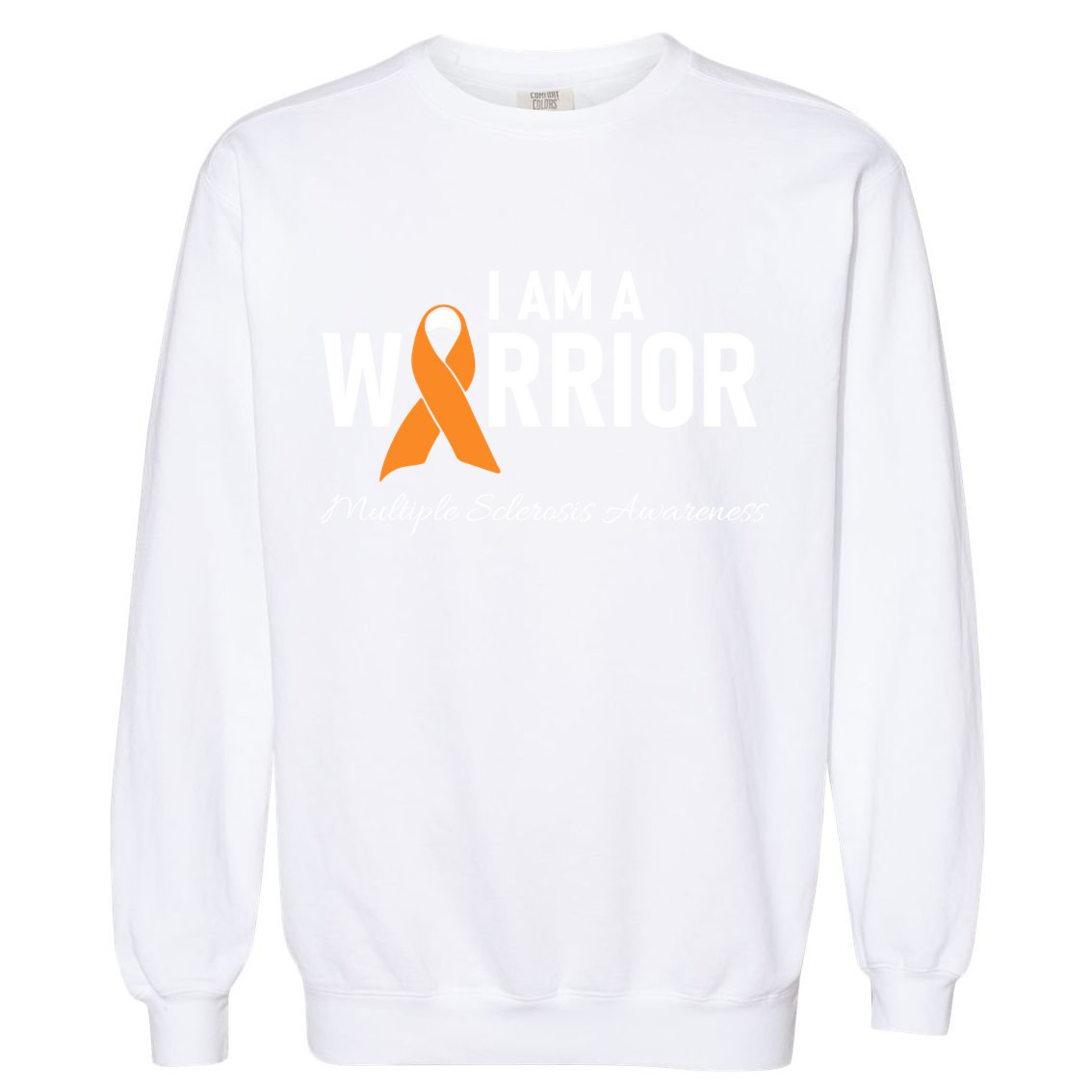 Ms Multiple Sclerosis Awareness Orange Ribbon Gift Garment-Dyed Sweatshirt