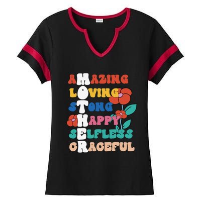 MOTHER Meaning Shirt I Love Mom Mothers Day Ladies Halftime Notch Neck Tee