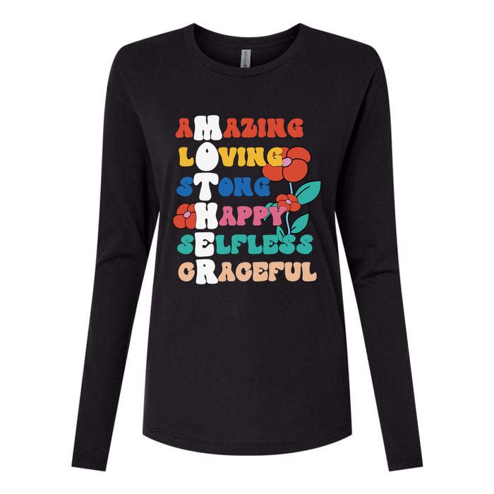 MOTHER Meaning Shirt I Love Mom Mothers Day Womens Cotton Relaxed Long Sleeve T-Shirt