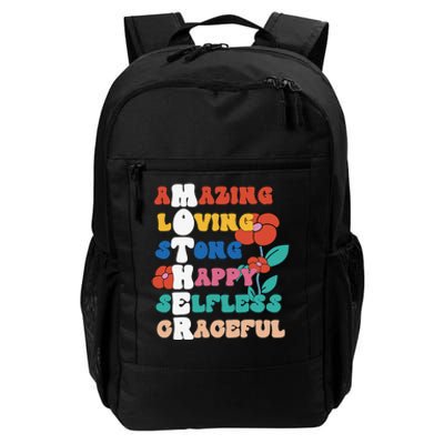 MOTHER Meaning Shirt I Love Mom Mothers Day Daily Commute Backpack