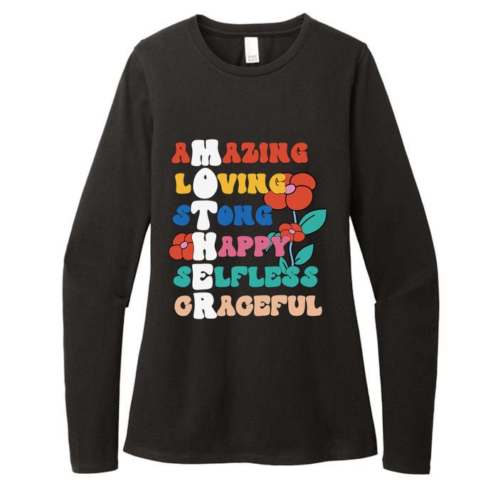 MOTHER Meaning Shirt I Love Mom Mothers Day Womens CVC Long Sleeve Shirt