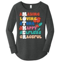 MOTHER Meaning Shirt I Love Mom Mothers Day Women's Perfect Tri Tunic Long Sleeve Shirt