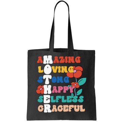 MOTHER Meaning Shirt I Love Mom Mothers Day Tote Bag