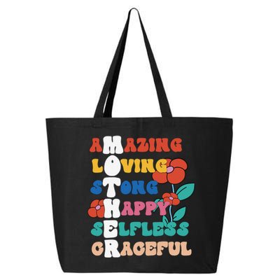 MOTHER Meaning Shirt I Love Mom Mothers Day 25L Jumbo Tote