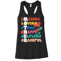 MOTHER Meaning Shirt I Love Mom Mothers Day Women's Racerback Tank