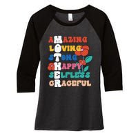 MOTHER Meaning Shirt I Love Mom Mothers Day Women's Tri-Blend 3/4-Sleeve Raglan Shirt