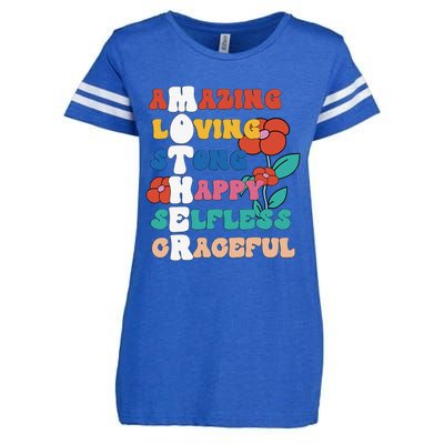 MOTHER Meaning Shirt I Love Mom Mothers Day Enza Ladies Jersey Football T-Shirt