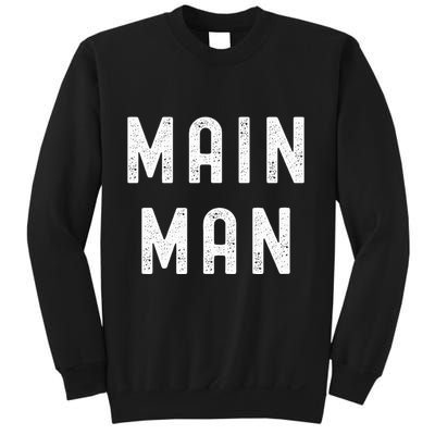 Main Man Side Chick Thanksgiving Meal Matching Couple Pajama Sweatshirt