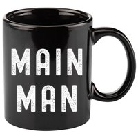 Main Man Side Chick Thanksgiving Meal Matching Couple Pajama 11oz C Handle Ceramic Mug