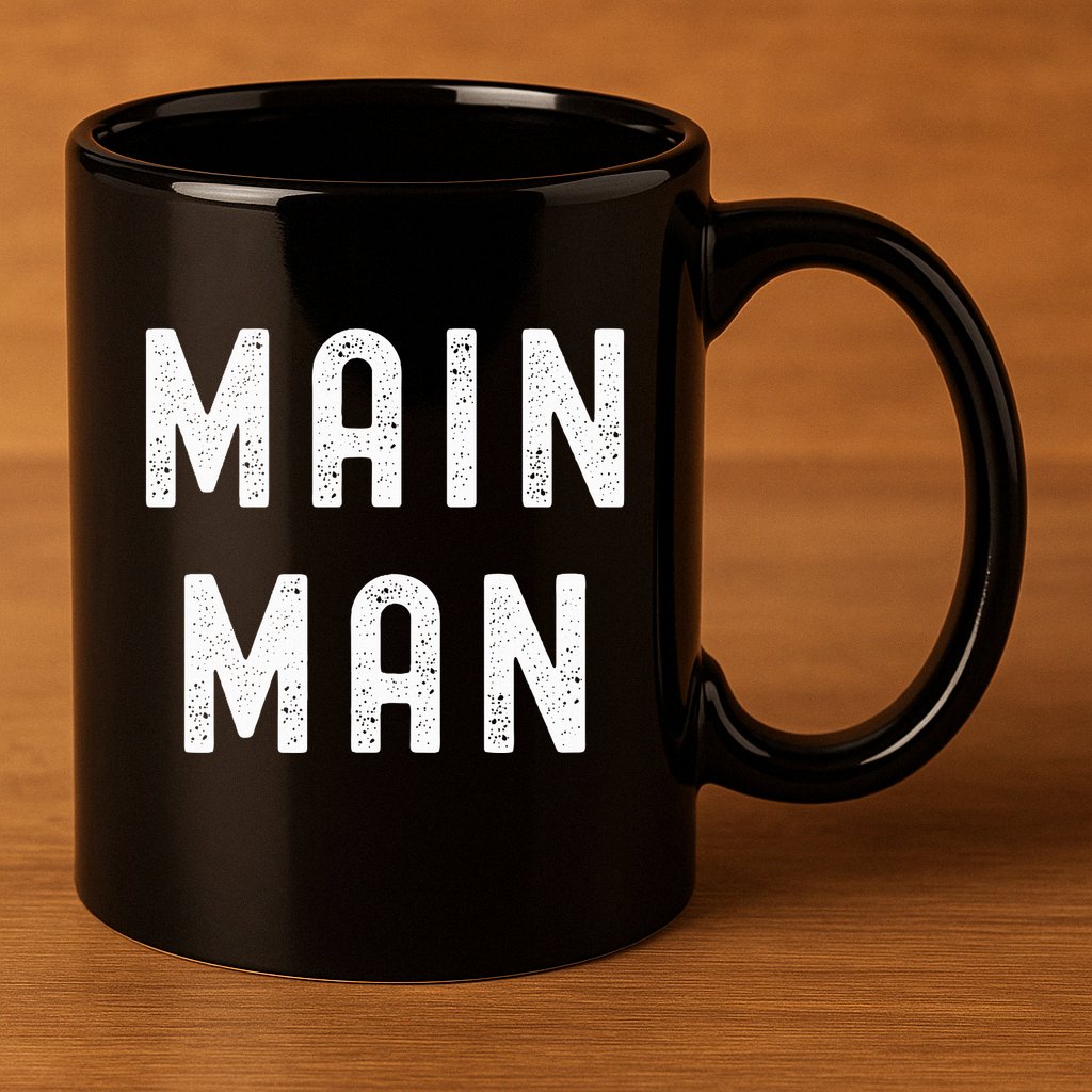 Main Man Side Chick Thanksgiving Meal Matching Couple Pajama 11oz C Handle Ceramic Mug