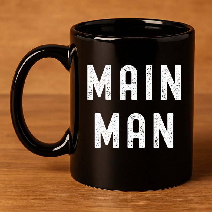 Main Man Side Chick Thanksgiving Meal Matching Couple Pajama 11oz C Handle Ceramic Mug