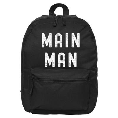 Main Man Side Chick Thanksgiving Meal Matching Couple Pajama 16 in Basic Backpack