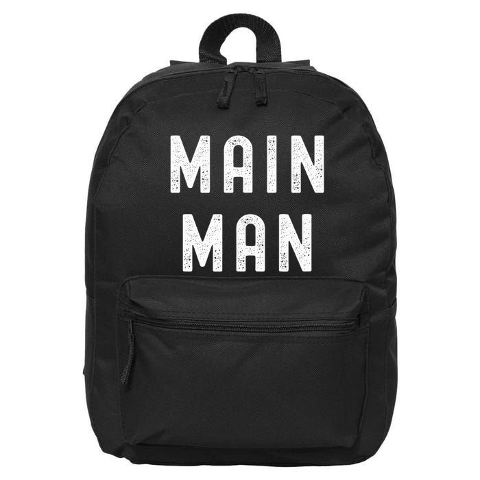 Main Man Side Chick Thanksgiving Meal Matching Couple Pajama 16 in Basic Backpack