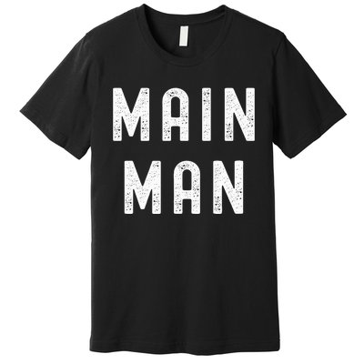 Main Man Side Chick Thanksgiving Meal Matching Couple Pajama Premium T-Shirt