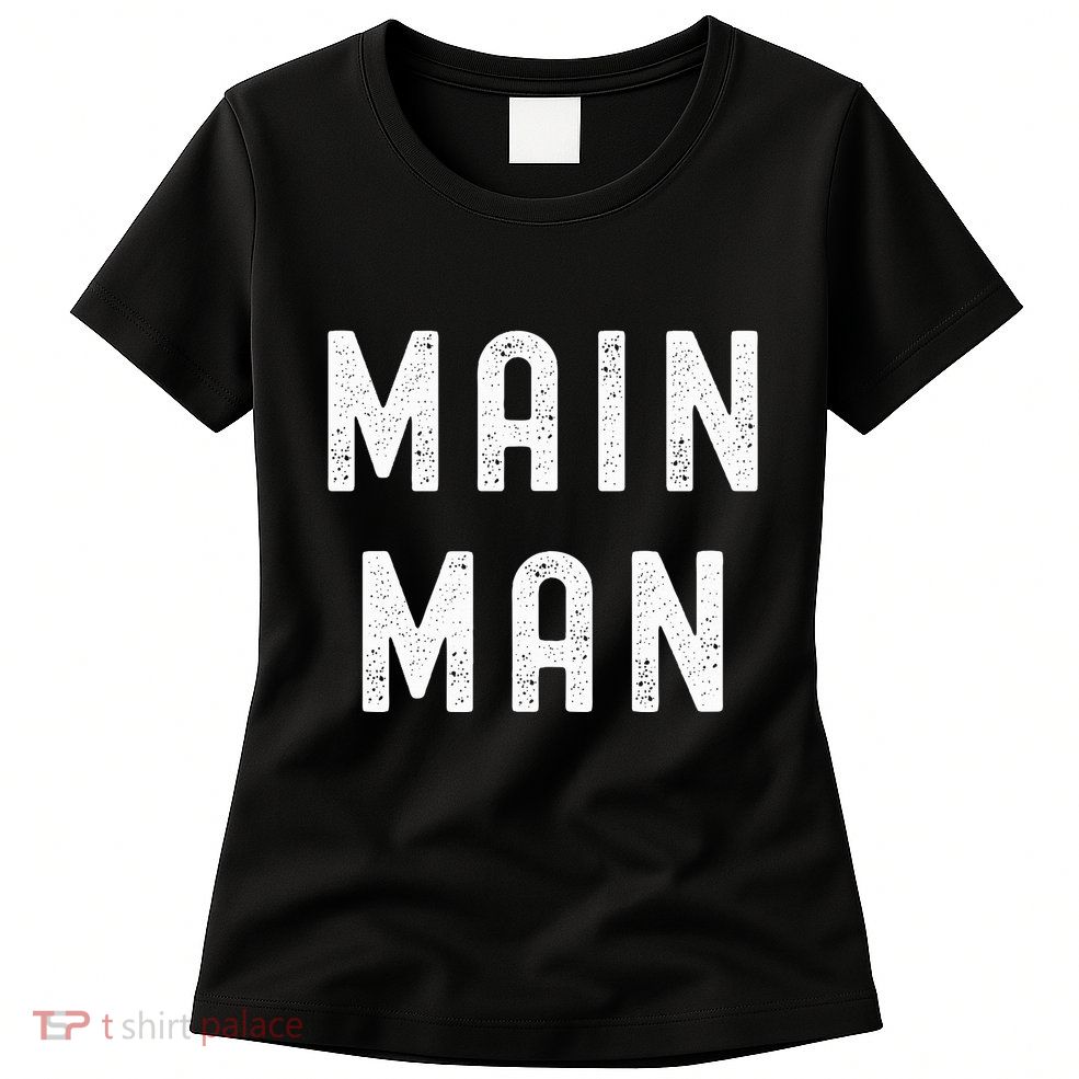 Main Man Side Chick Thanksgiving Meal Matching Couple Pajama Womens T-Shirt