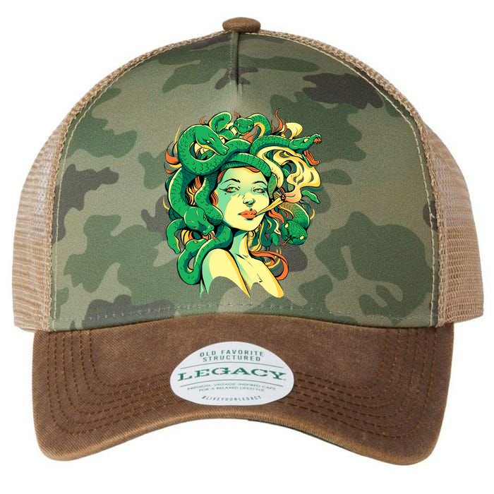 Medusa Marijuana Stoner Legacy Tie Dye Trucker Hat