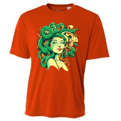 Medusa Marijuana Stoner Cooling Performance Crew T-Shirt