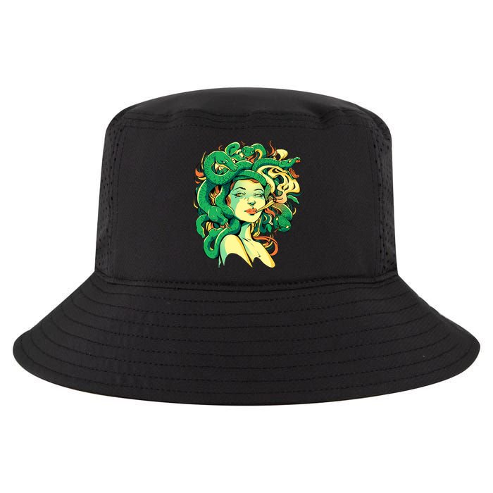 Medusa Marijuana Stoner Cool Comfort Performance Bucket Hat