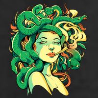 Medusa Marijuana Stoner Cool Comfort Performance Bucket Hat