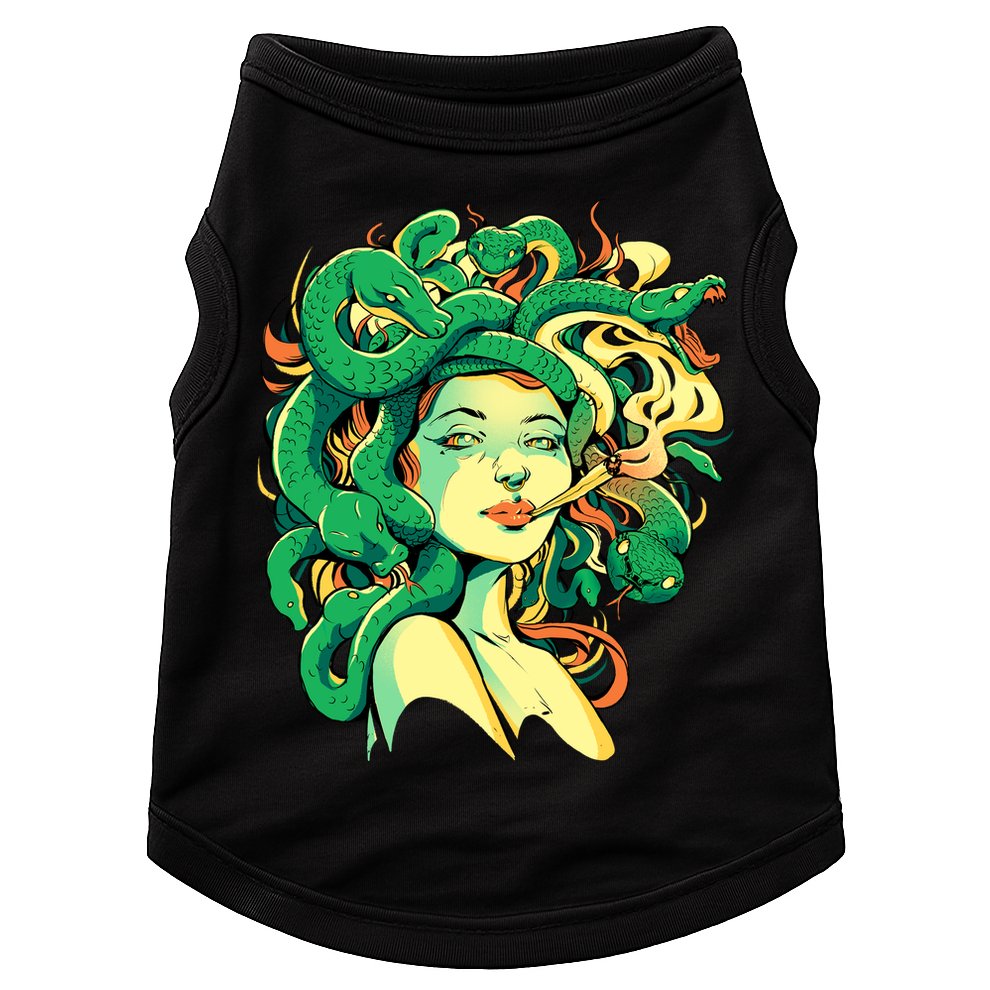 Medusa Marijuana Stoner Doggie Tank