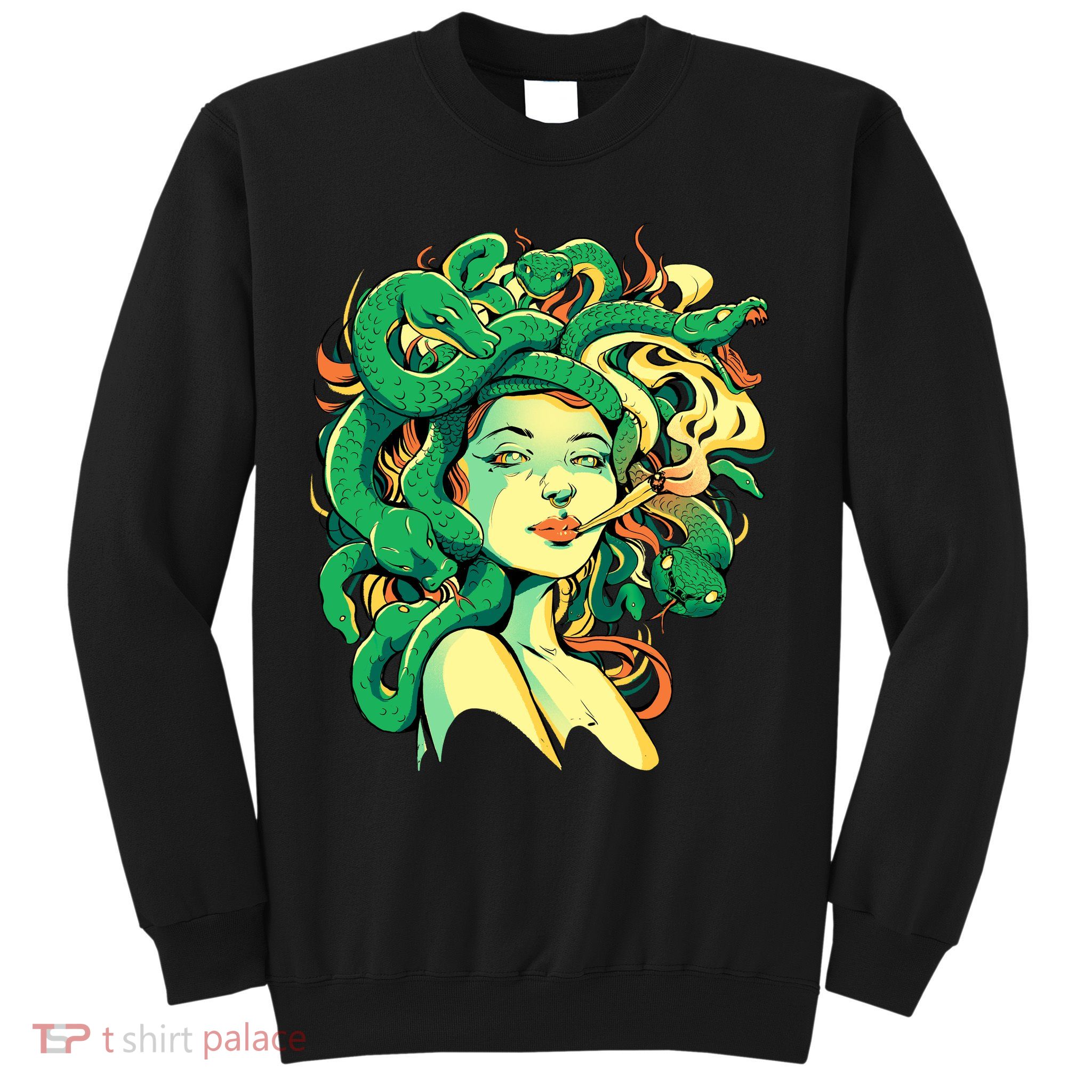 Medusa Marijuana Stoner Sweatshirt
