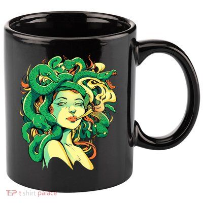 Medusa Marijuana Stoner 11oz C Handle Ceramic Mug