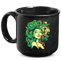 Medusa Marijuana Stoner 15oz Campfire Ceramic Mug