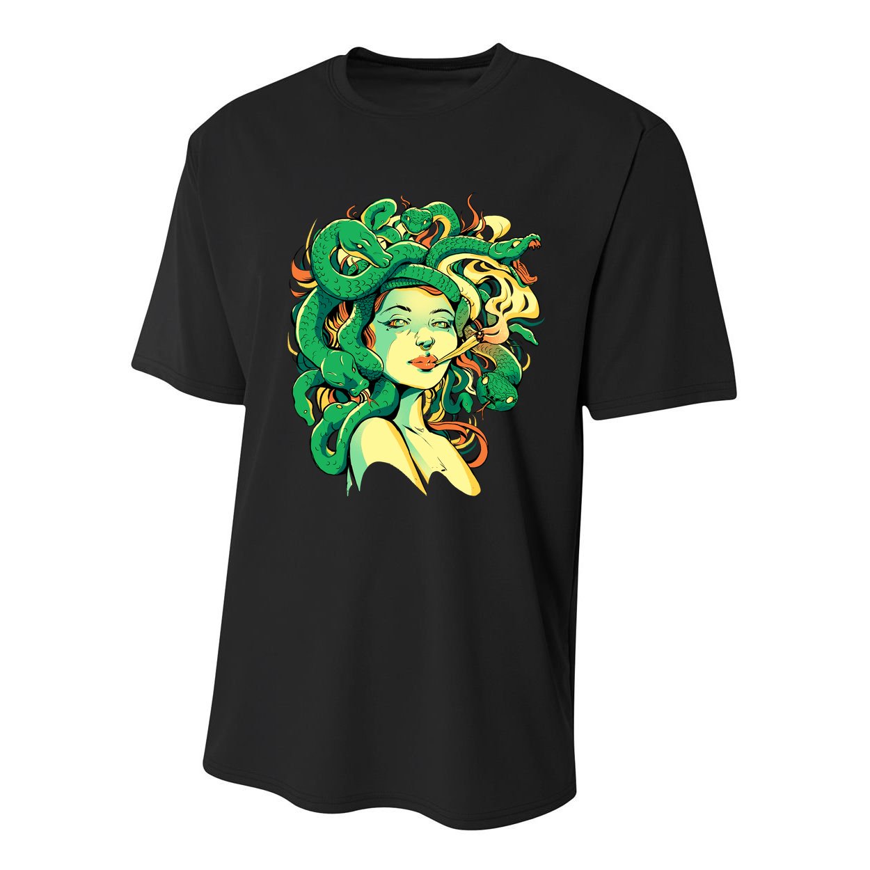 Medusa Marijuana Stoner Youth Performance Sprint T-Shirt